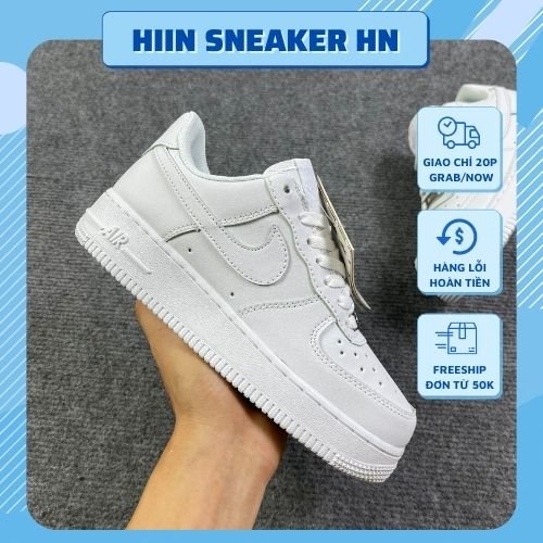 [Bảo Hành]💦 Giày 𝐍𝐈𝐊𝐄 Trắng,🍀 Giày Thể Thao Sneaker Af1 Màu Trắng Nam Nữ Bản Đẹp Đầy Đủ Bill Box | BigBuy360 - bigbuy360.vn
