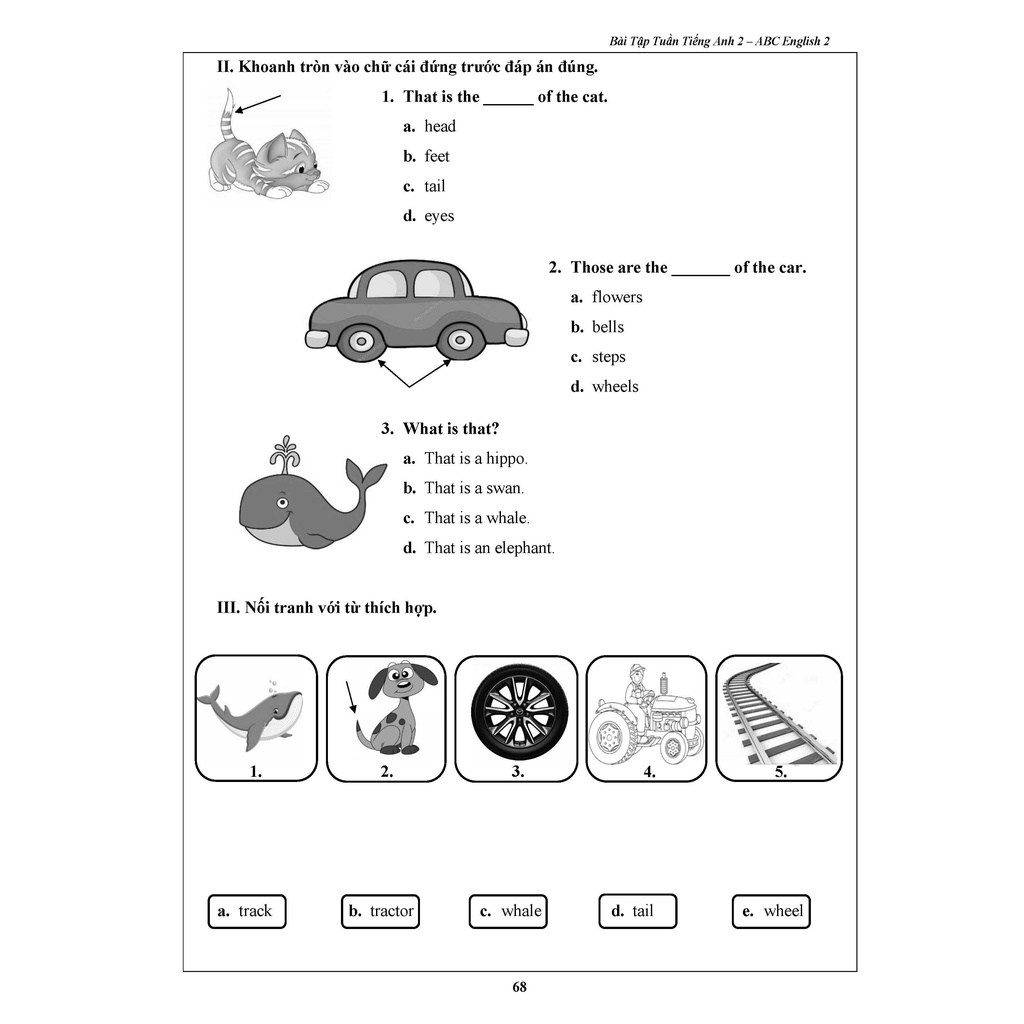 Sách - Bài tập tuần TIẾNG ANH 2  - Chương trình mới (1 cuốn)