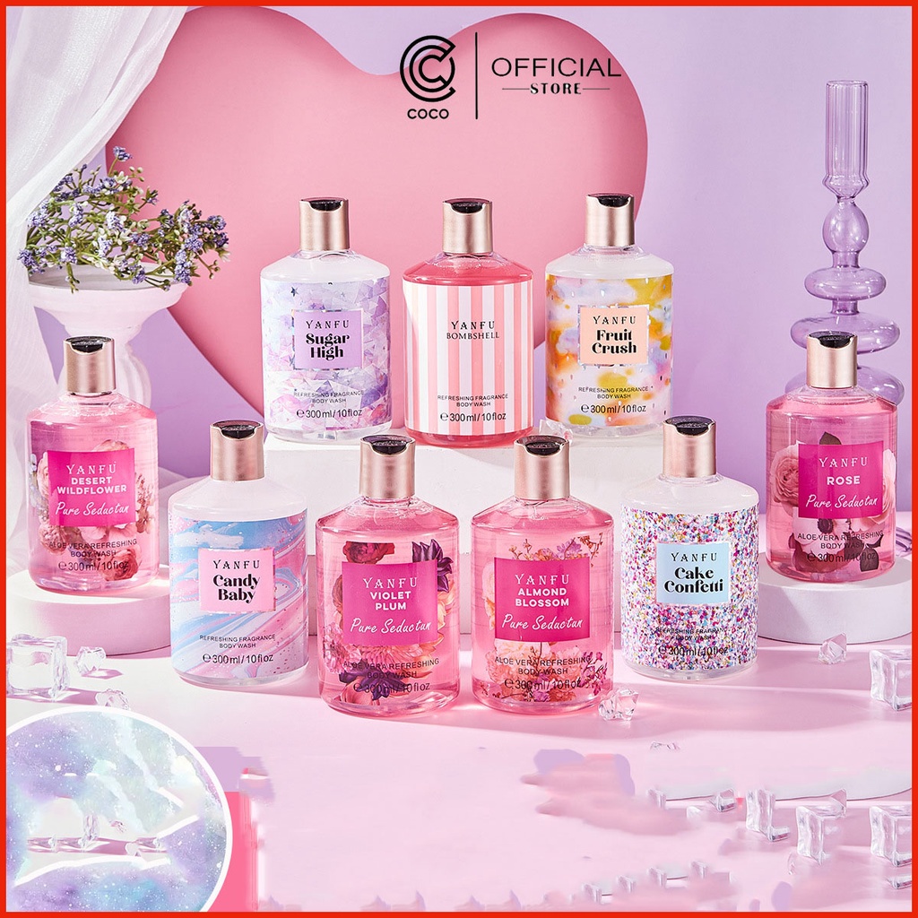 Sữa Tắm Hương Nước Hoa BODY MIST YANFU 300ML