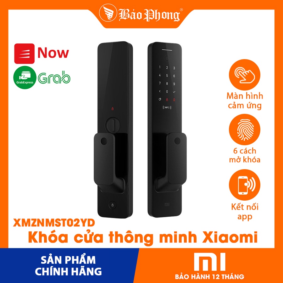 Khóa cửa thông minh tay đẩy kéo Xiaomi automatic intelligent door lock XMZNMST02YD có Apple Home kit