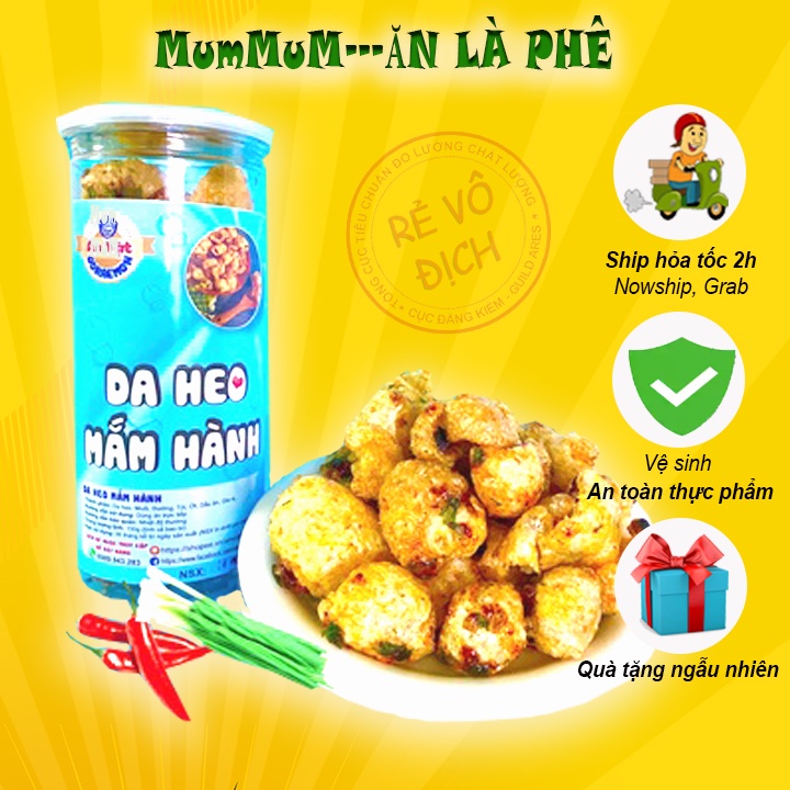 Da heo mắm hành 170g MumMum Food đồ ăn vặt Hà Nội đậm đà chất lượng