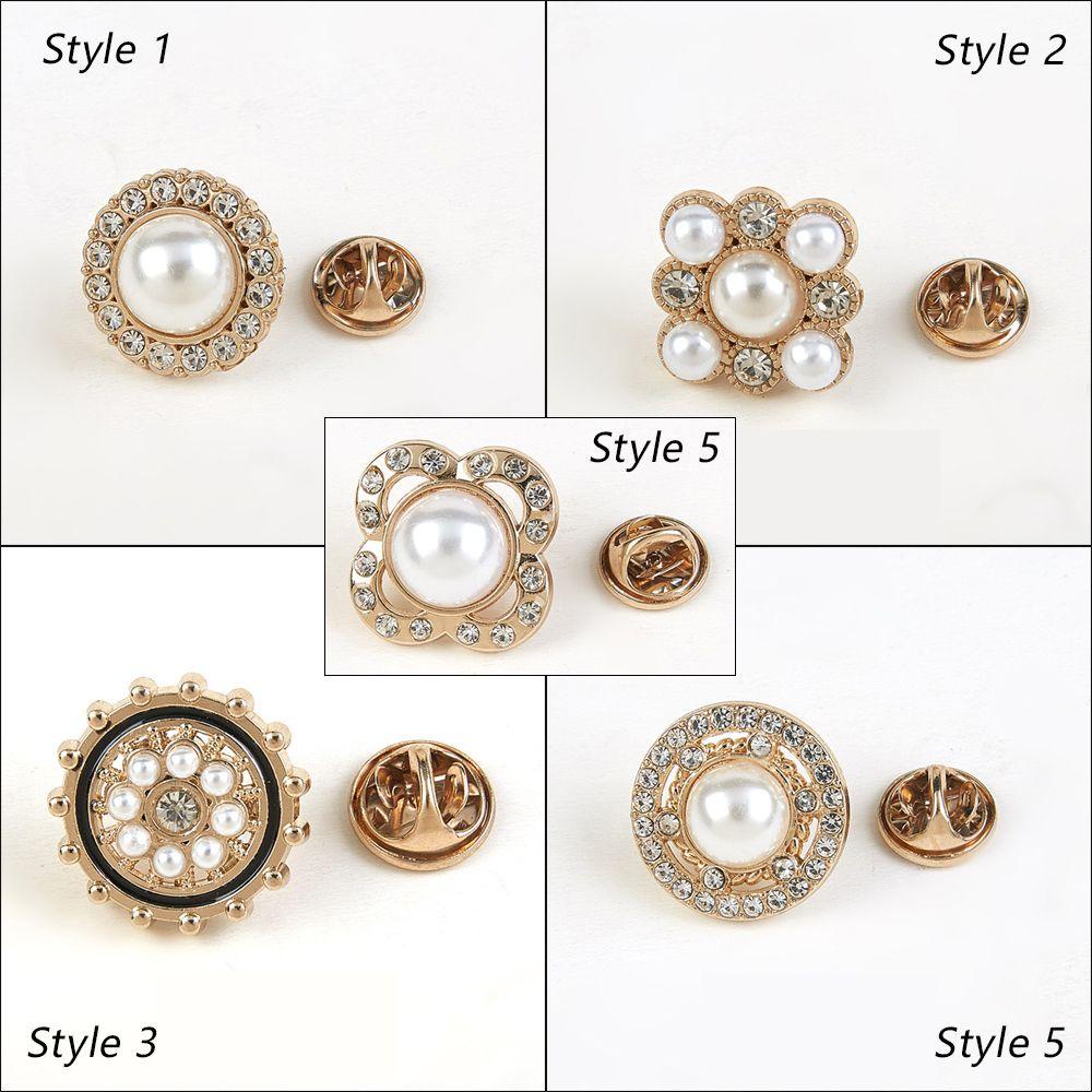 JONYE Set 10 Nút Áo Len 21mm Không Đường May