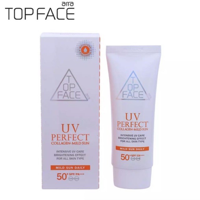 Kem chống nắng Collagen Arra Top Face UV Perfect Covering Mild Sun