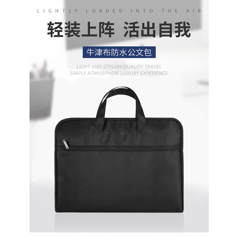 Túi Xách Công Sở Vải Canvas Nhiều Ngăn Cỡ Lớn Thiết Kế Đơn Giản Cho Nam Và Nữ A4File | BigBuy360 - bigbuy360.vn