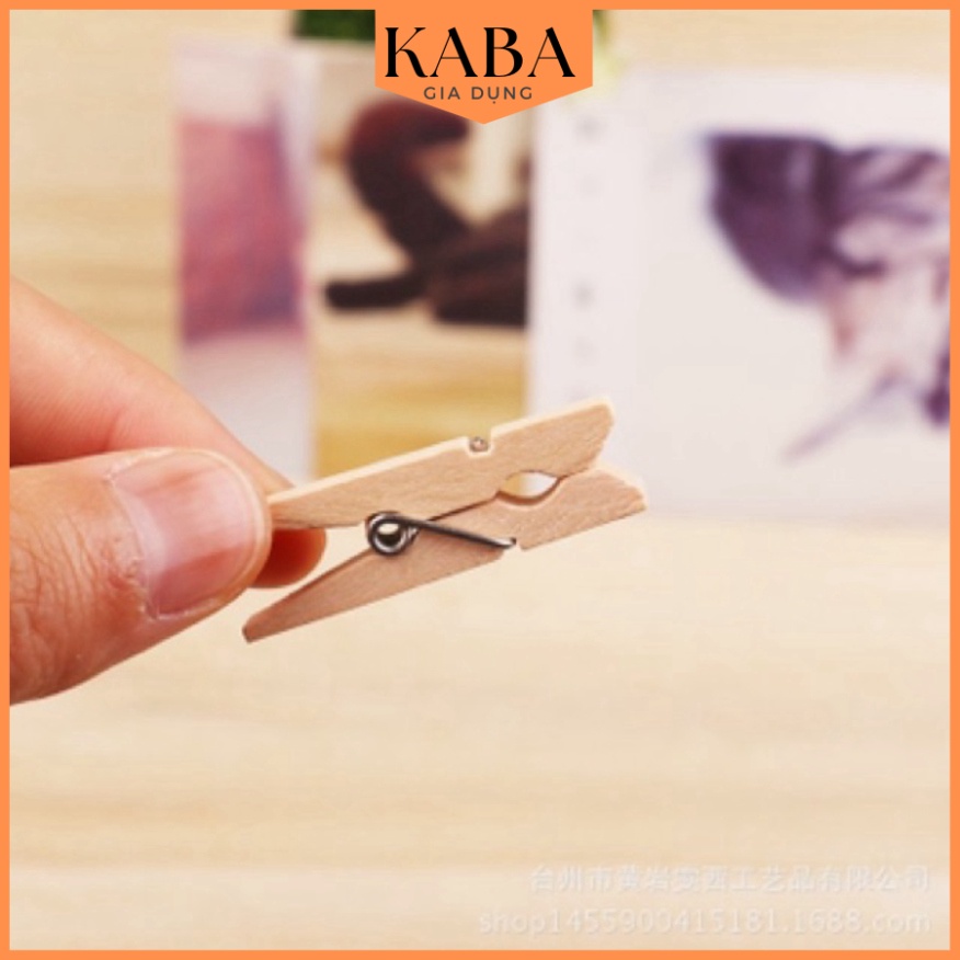 kẹp gỗ treo ảnh nhỏ gọn tiện lợi KABA