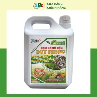Phân bón hữu cơ dịch đạm cá cô đặc cao cấp duy phong siêu ra rễ tăng hàm lượng dinh dưỡng cho cây trồng 5 lít