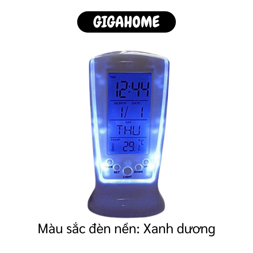 Đồng Hồ Báo Thức Điện Tử Đèn LedGIGAHOME Tích Hợp Chức Năng Lịch Và Nhiệt Kế Có Nhạc 4939