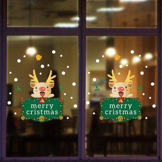 Decal dán tường , dán kính chào Noel - Giáng sinh 03