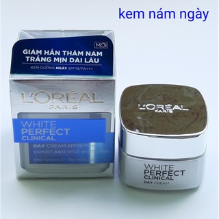 [Nám Ngày] Kem dưỡng trắng mịn và giảm thâm nám BAN NGÀY L'Oreal Paris White Perfect Clinical Day SPF 19PA +++ 50ml