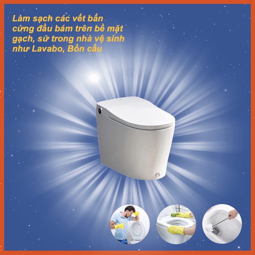 Nước Tẩy Rửa Bồn Cầu Vệ Sinh Denkmit Có 3 Loại Mùi Hương Giúp Đánh Bay Mọi Vết Bẩn Dung Tích 750ml