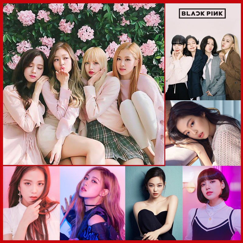 (20 MẪU) Tranh đính đá Blackpink tự làm, quà lưu niệm card nhóm black pink | BigBuy360 - bigbuy360.vn