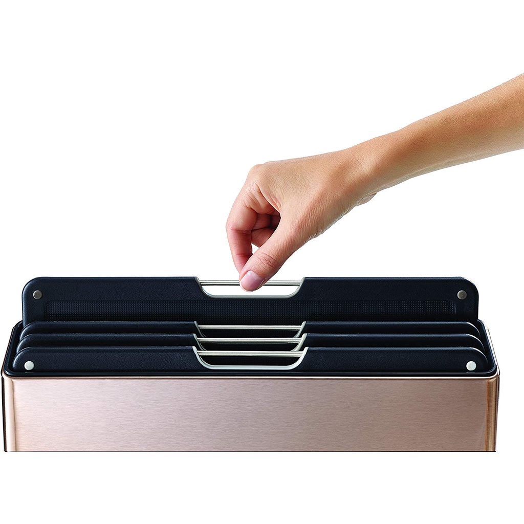 Bộ thớt Joseph Joseph 60172 Folio, set thớt 4 chiếc màu hồng rose gold [chính hãng Đức]