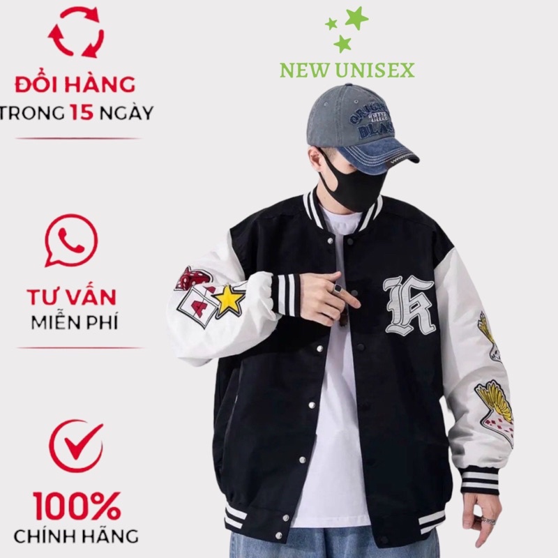 Áo Khoác Dù BOMBER LÀ BÀI CỰC NGẦU Unsiex Giá Rẻ - TP300 [NewUnisex]
