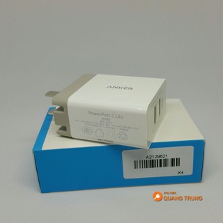 Sạc ANKER 2 Cổng 5V-2.4A chính hãng