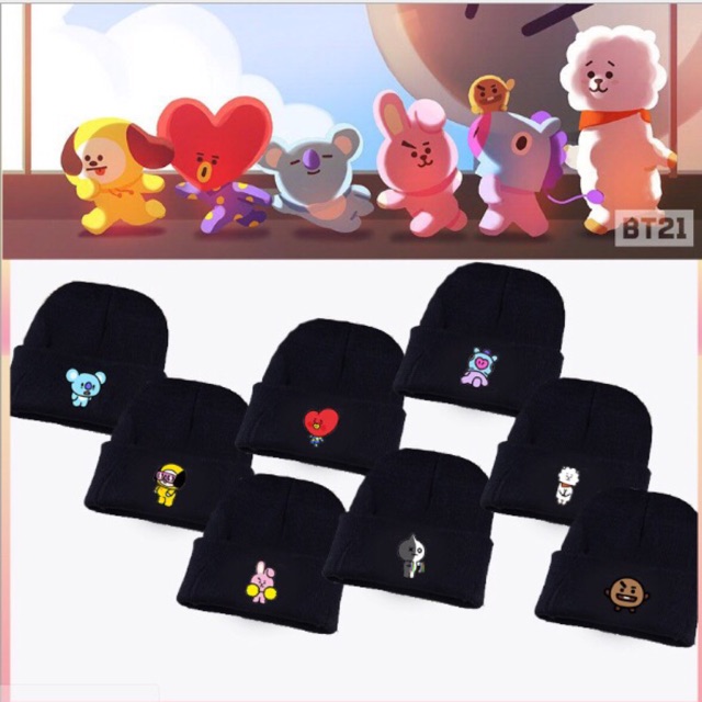 MŨ LEN BTS