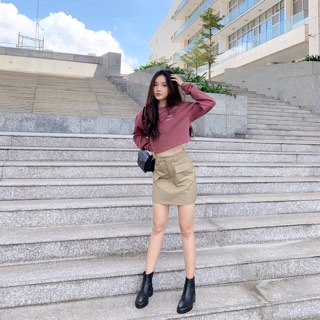 Áo thun croptop The Crush