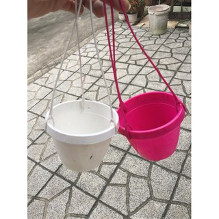 Chậu nhựa treo nhiều màu size nhỏ 9* 10 cm