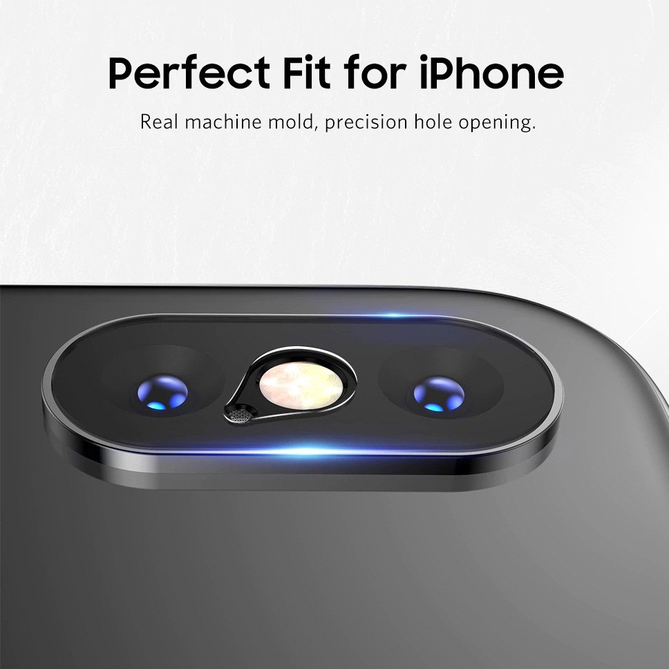 Miếng dán kính cường lực bảo vệ Camera Chính hãng Benks cho iPhone X / iPhone Xs / iPhone Xs Max mỏng 0.15mm