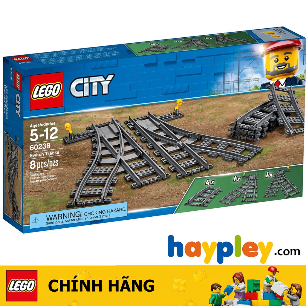 LEGO City 60238 Bộ đường ray chuyển hướng