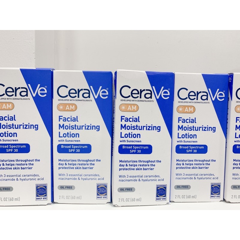 Kem dưỡng ẩm CeraVe AM Facial Moisturizing Lotion SPF30 60ml