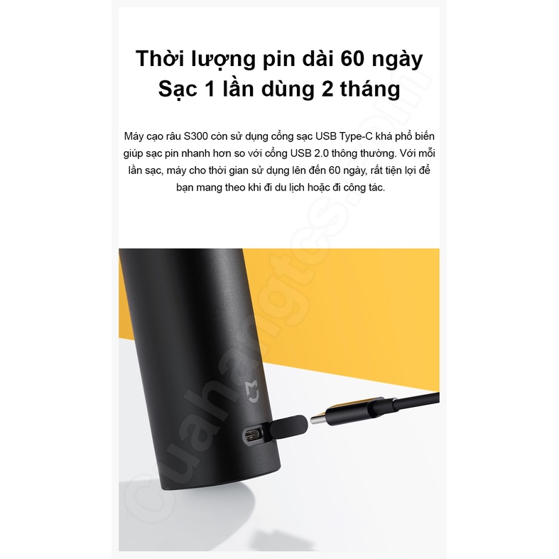 Máy cạo râu S300 3 đầu XM Mijia 3 lưỡi dao