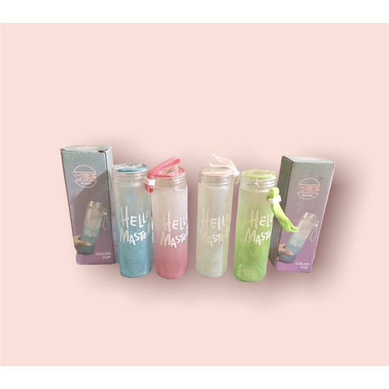 Chai Nước Thủy Tinh Hello Master 480 ml