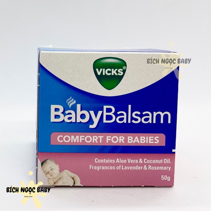Dầu bôi ấm ngực Vick Baby Balsam Úc