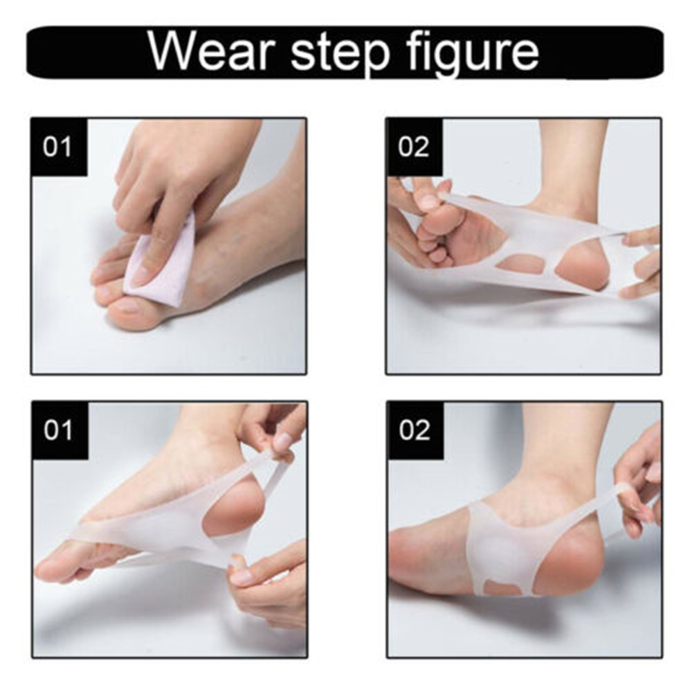 💍HS💄 New Arch Orthotic Insole Health Flatfoot Correction Plantar Fasciitis Foot Support Tool Feet Care Hot Pain Relief Orthopedic Pad/Multicolor/1 Pair