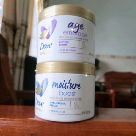 Kem dưỡng Dove Body Love Pre-Cleanse Shower Butter