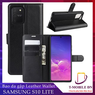 Bao da Samsung S10 Lite cao cấp có nắp gập và chống xem video tiện lợi