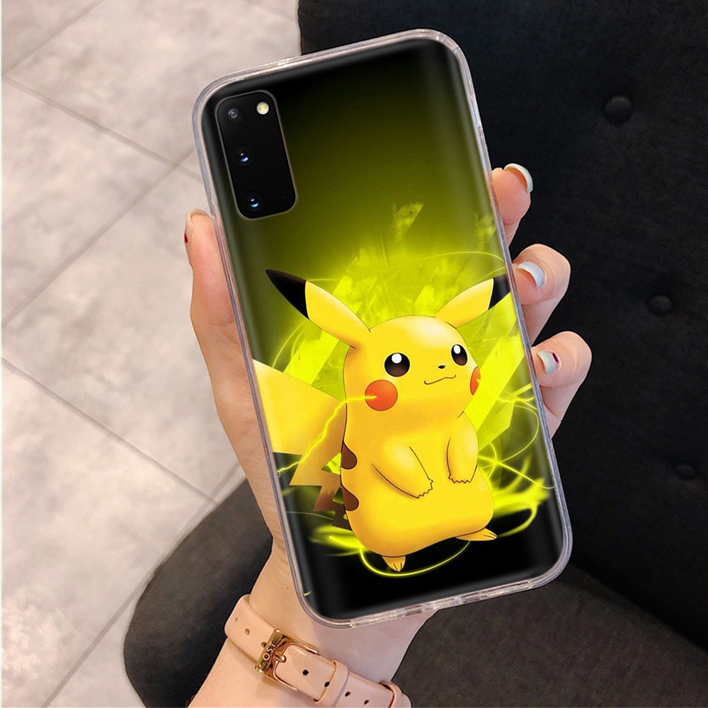 Ốp Điện Thoại Trong Suốt In Hình Pikachu Pokemon Cho Lg G6 G7 G8 Thinq V20 V30 V30S V35 V40 V50 V50S V60