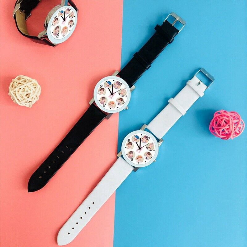 Đồng hồ BTS vest đen đeo tay nam nữ phong cách cá tính phong cách hàn quốc in hình thần tượng phù hợp đi học đi chơi | BigBuy360 - bigbuy360.vn