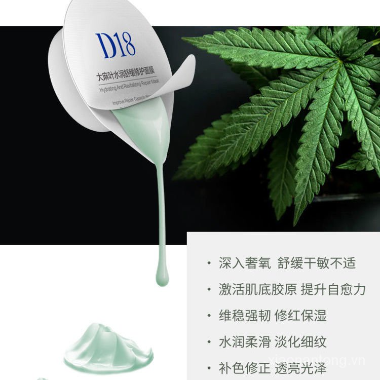 Mặt nạ D18 dưỡng ẩm làm mịn da cho nam