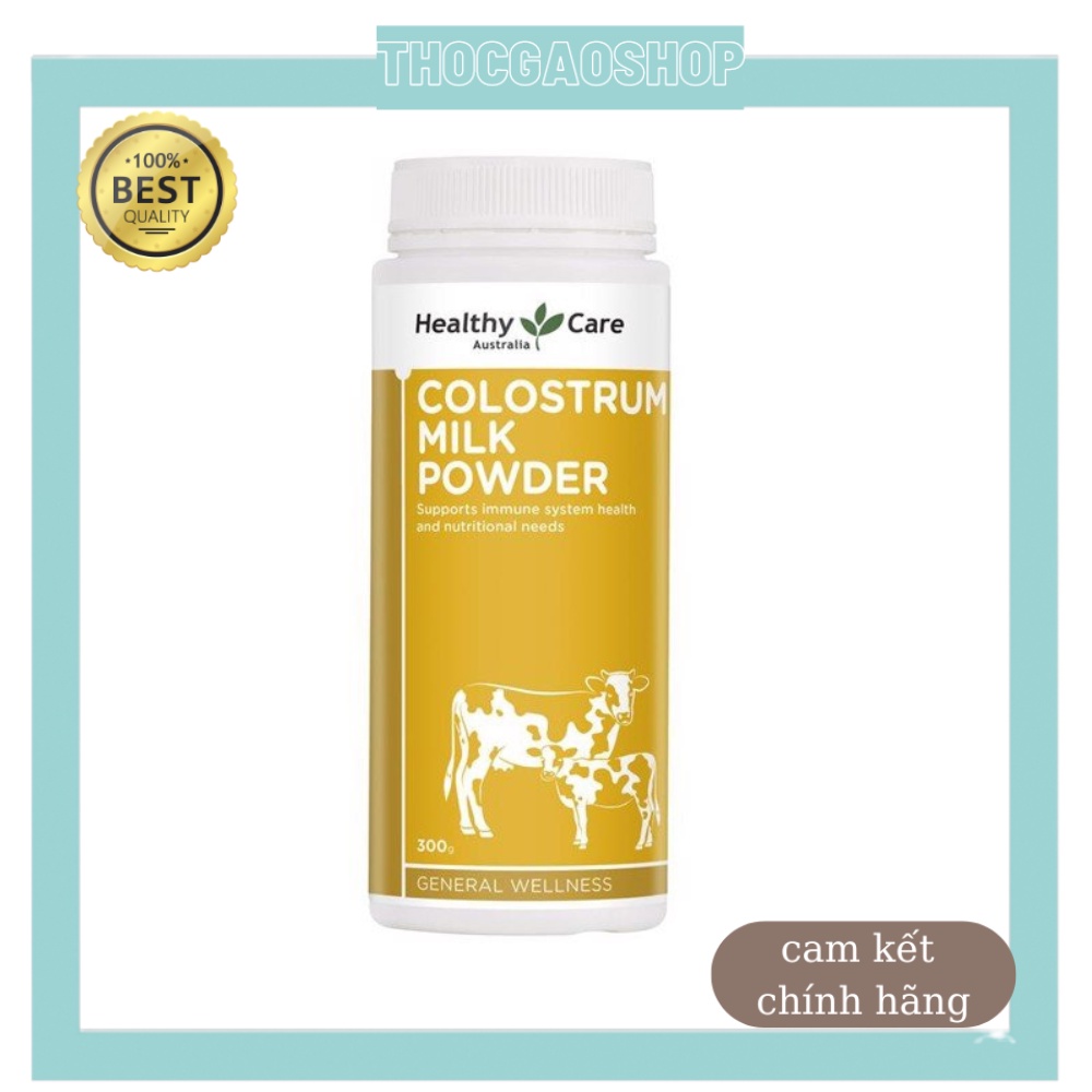 Sữa bò non Healthy Care Colostrum milk Powder 0m+ 300gr hỗ trợ tăng sức đề kháng,ăn ngon miệng, tăng trưởng tốt