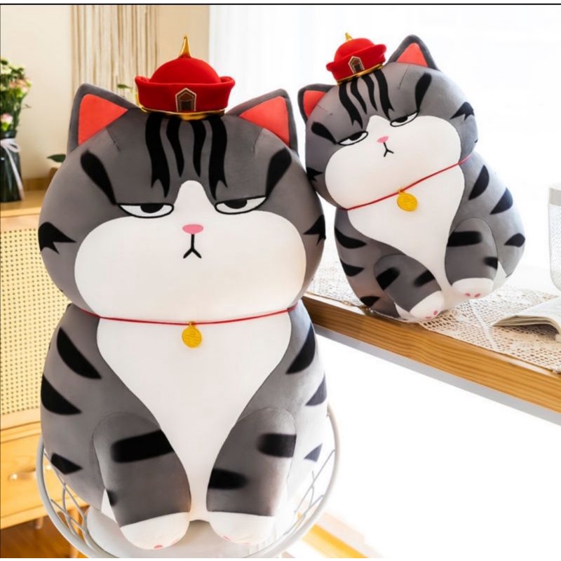 Gấu Bông Mèo Hoàng Thượng Ngôi -  Mèo Hoàng Thượng Siêu To Khổng Lồ- Xưởng Sỉ Gấu Bông Mua Lẻ Giá Sỉ.