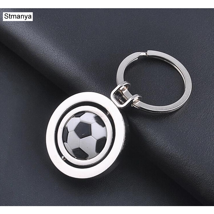 Móc Khóa Kim Loại Hình Quả Bóng Thể Thao