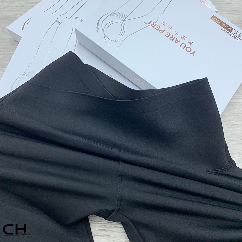quần legging cạp trơn cao gen bụng hàng tqxk
