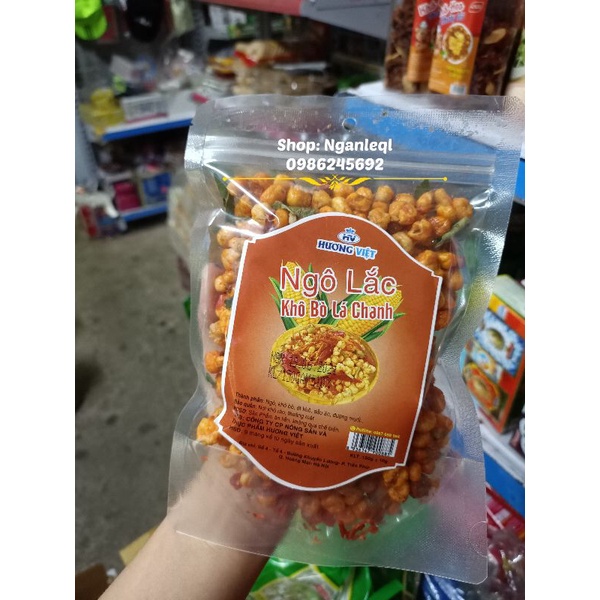 Ngô lắc khô bò lá chanh Hương Việt