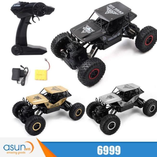 Xe Điều Khiển Địa Hình Rock Crawler 6999 4WD Rally Car Vỏ Nhôm