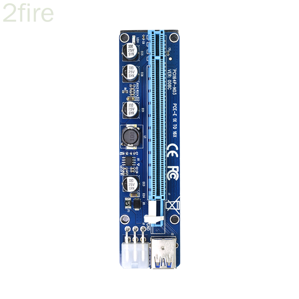 Bảng Mạch Pci-E Riser Board Mở Rộng Khe Cắm 1x Sang 16x Cho Mining