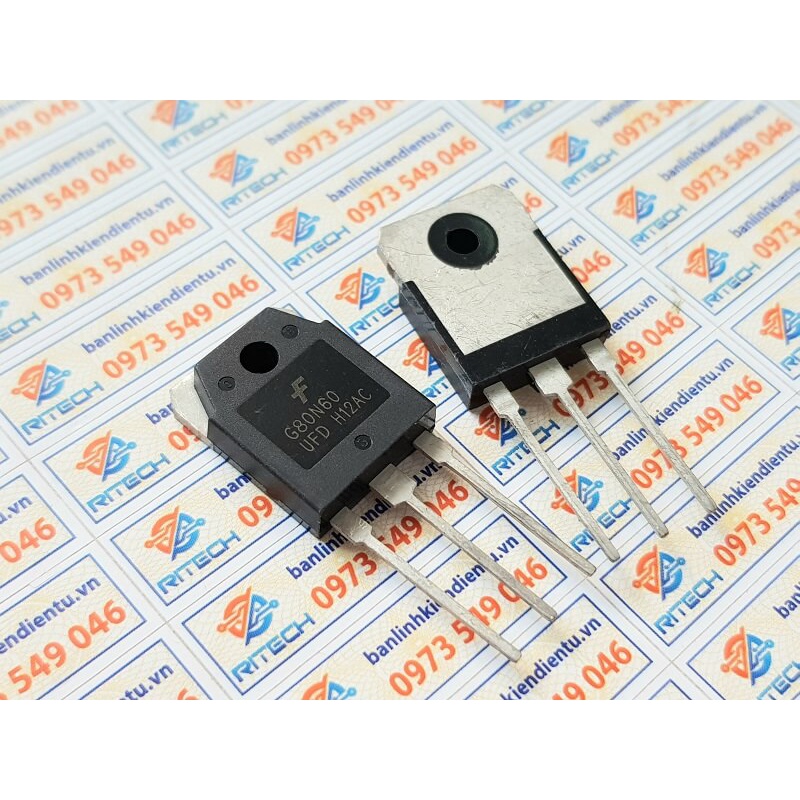 G80N60UFD, G80N60, SGH80N60UFD IGBT 80A 600V TO-3P