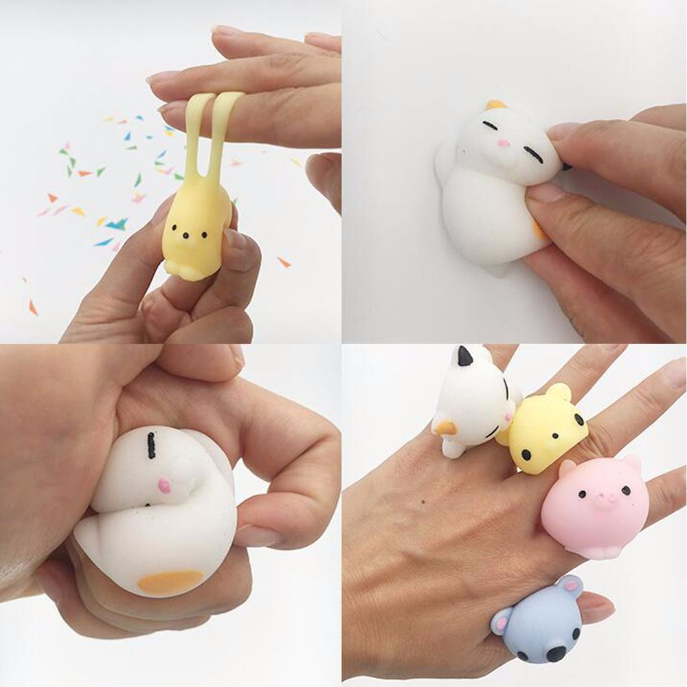 Set 10 Mô Hình Mochi Mini Dễ Thương Dùng Trang Trí Bàn Làm Việc