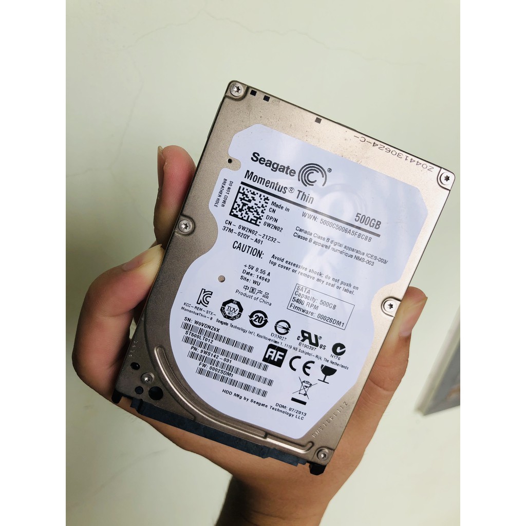 Ổ cứng Laptop HDD Seagate Momentus Thin 500GB