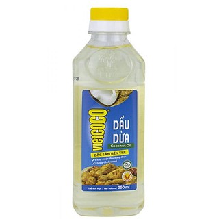Dầu Dừa Nguyên Chất Vietcoco 250ml- Dầu Dừa Đông Đặc