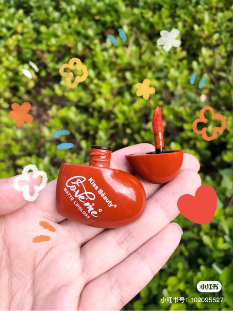 Son kem lì kiss beauty trái tim | BigBuy360 - bigbuy360.vn