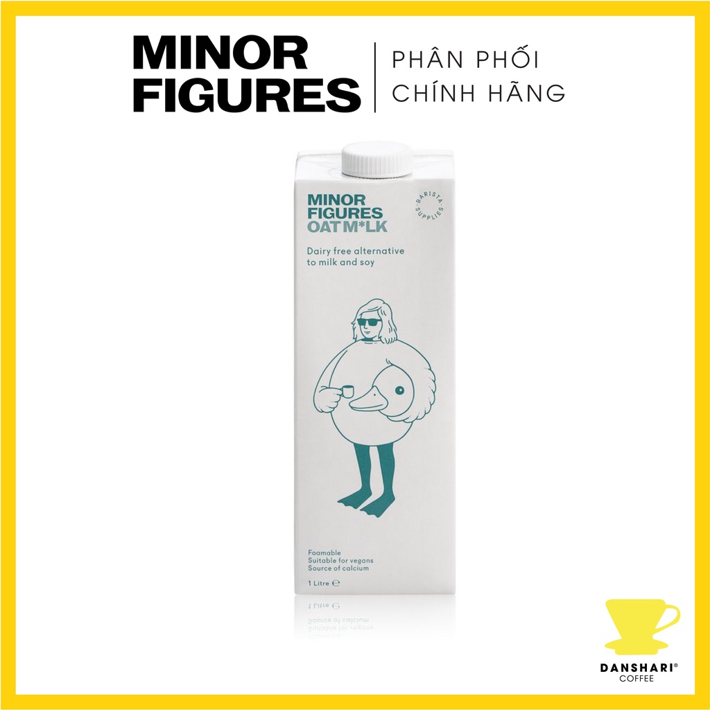 Sữa Yến Mạch Minor Figures Oat Milk Nhập Khẩu Chính Hãng từ Anh Quốc (1L)