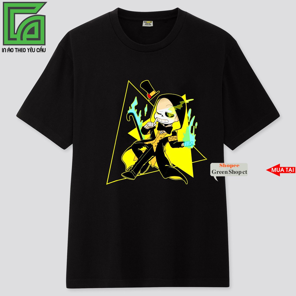 NEW Áo Thun Game Undertale Sans Bill Vải Cotton Thái Greenshopct S233