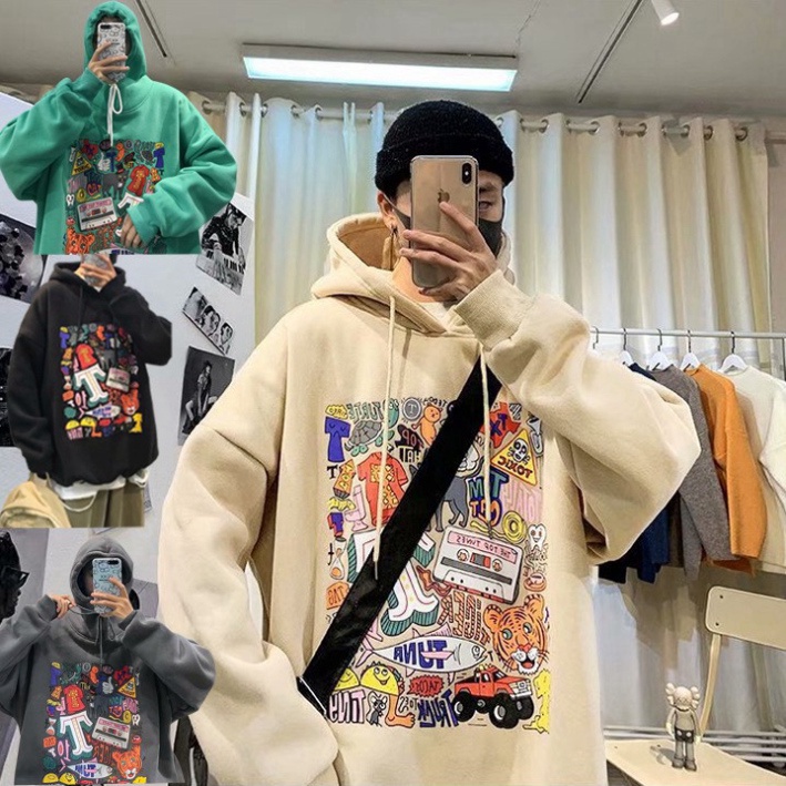 Áo HOODIE chất nỉ bên trong có lót bông ấm - UNISEX NAM NỮ form chuẩn | BigBuy360 - bigbuy360.vn