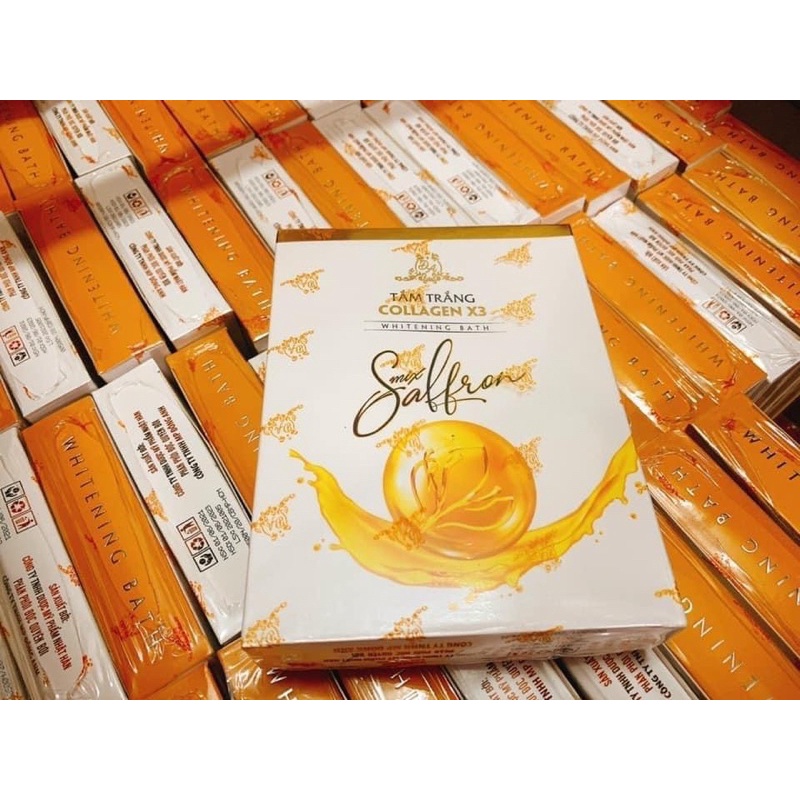 Tắm Trắng Mix Saffron Collagen X3 Luxury - Tắm Trắng Colagen X3 - Mỹ Phẩm Đông Anh
