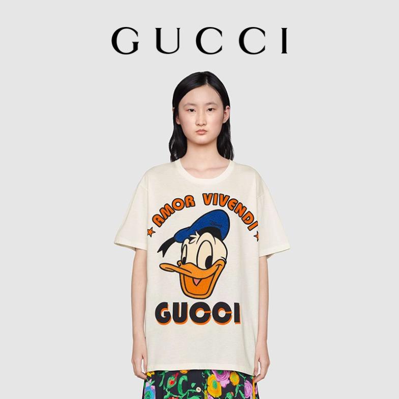Áo Thun Gucci Họa Tiết Hình Vịt Donald !